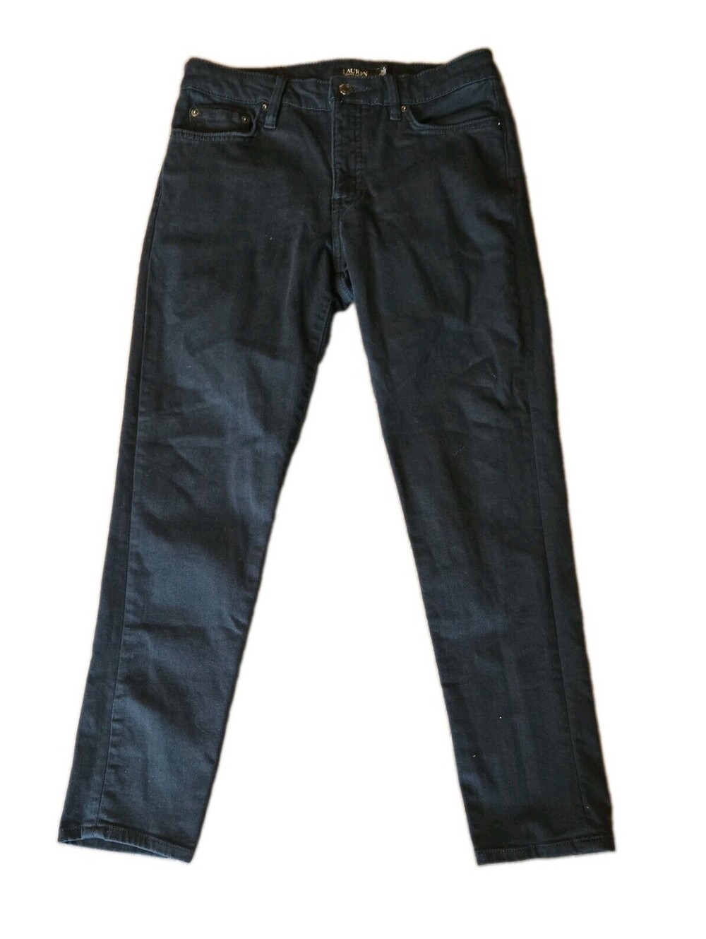 Ralph Lauren Black Label Black Skinny Jeans Sz 10 Womens